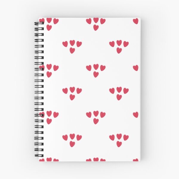 Item preview, Minimal Red Hearts Pattern On Clean Light Background designed and sold by EL-Lebedenko.