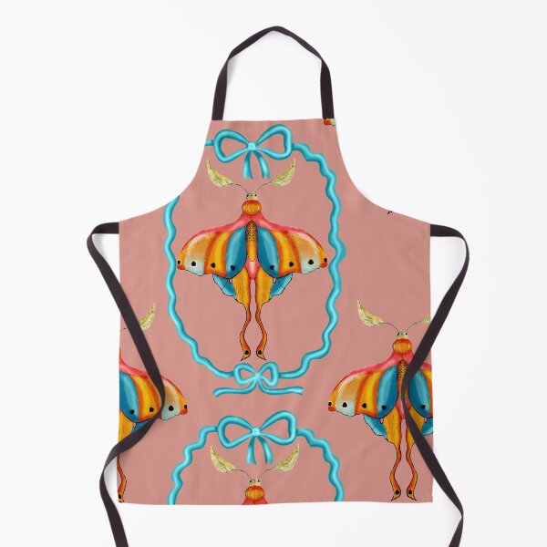 Item preview, Dreamy Cottagecore Floral Pattern | Colorful Boho Moth Art designed and sold by VirtuallyCreativ .
