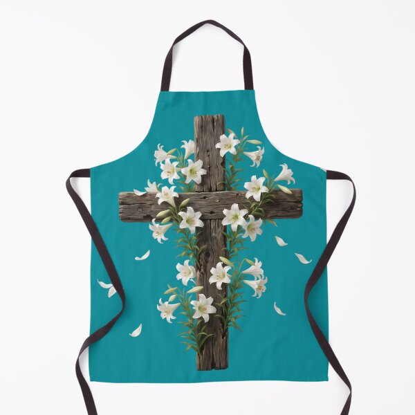 Item preview, Easter Cross with White Lilies designed and sold by RRRShop.