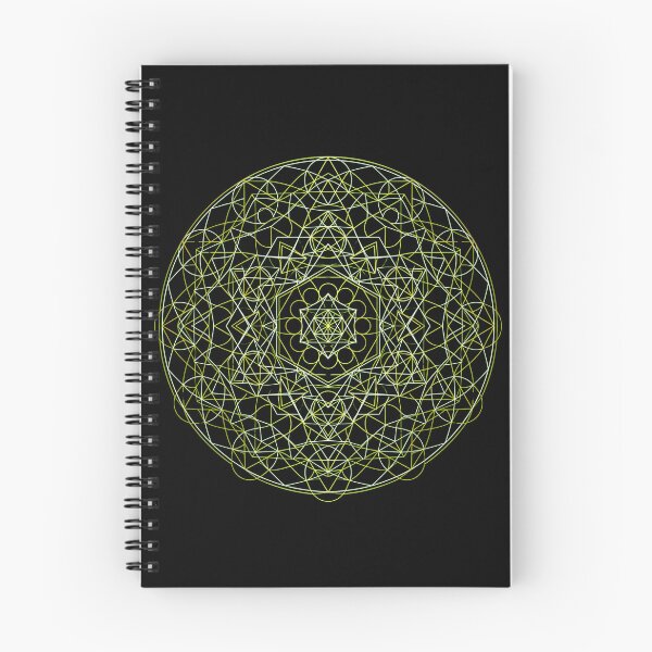 Item preview, Sacred Geometry Mandala | Neon Green Geometric Sticker designed and sold by NuniDesigns.
