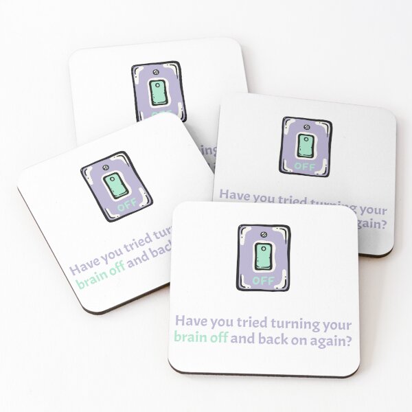 Item preview, Have you tried turning your brain off and back on again? designed and sold by Creative jiffy.