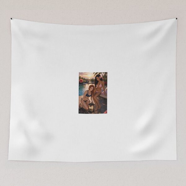 Item preview, Rowan Fletcher, Shanti Riveria by pool at sunset designed and sold by CathryneDelamort.