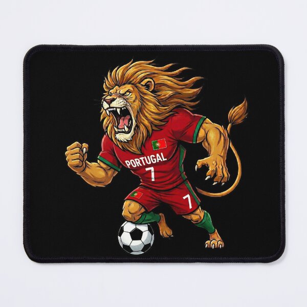 Item preview, Portugal Lion — Football World Cup 2026 Cartoon Mascot designed and sold by David Mateo ArtWorks.