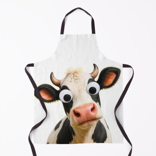 Item preview, Funny Googly Eyes Cow Cartoon | Cute Farm Animal Meme Design designed and sold by DrimitStore.