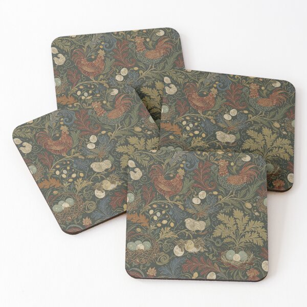 Item preview, Cottagecore Pattern | Retro Arcade Carpet Vintage Floral Romantic Art designed and sold by Ruta.