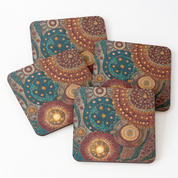 Item preview, Aboriginal Inspired Dot Art - Native Landscape designed and sold by GrinGalore.