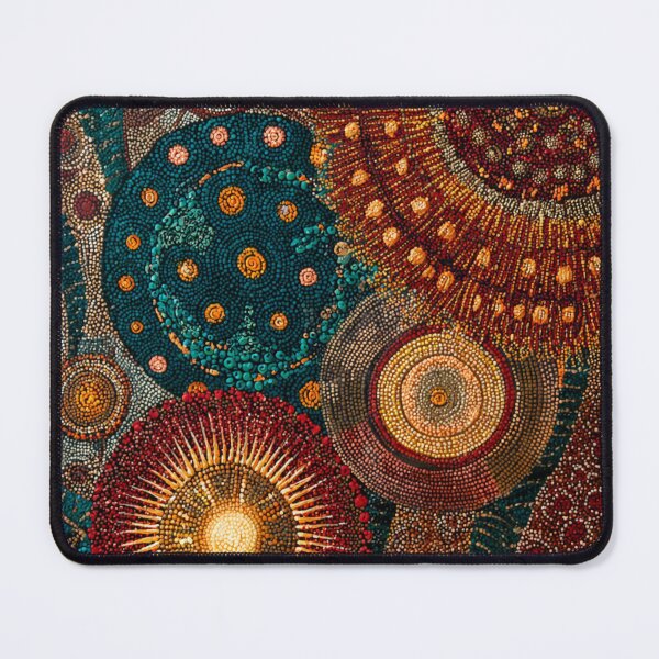 Item preview, Aboriginal Inspired Dot Art - Native Landscape designed and sold by GrinGalore.