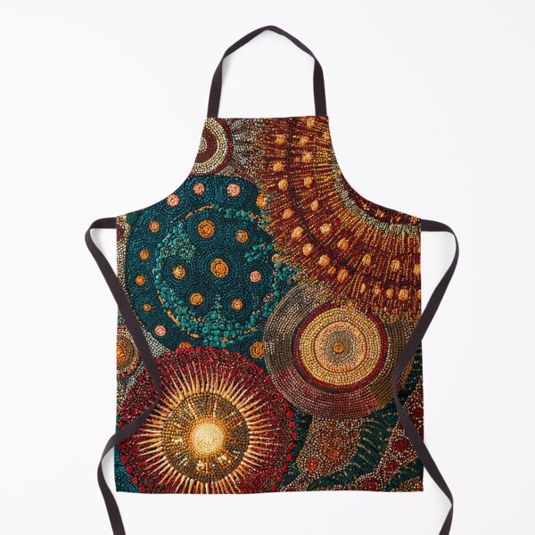 Item preview, Aboriginal Inspired Dot Art - Native Landscape designed and sold by GrinGalore.
