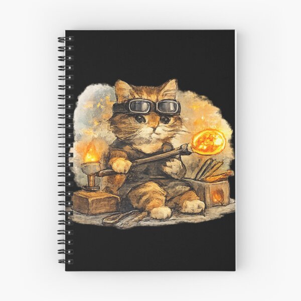 Item preview, Glass Blowing - cat glass artist designed and sold by DamioPolArt.