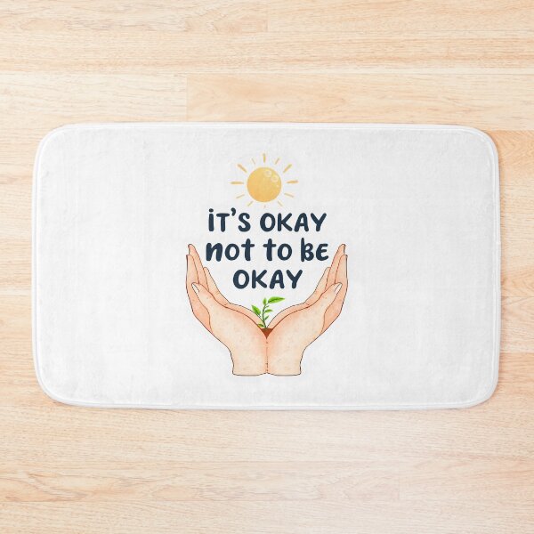 Item preview, It’s Okay Not To Be Okay Mental Health Sticker Design designed and sold by Kavya Art.