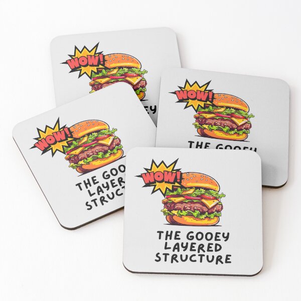 Item preview, A Hamburger is a Delicious Gooey Layered Structure. designed and sold by MPC-Mince-Pies.