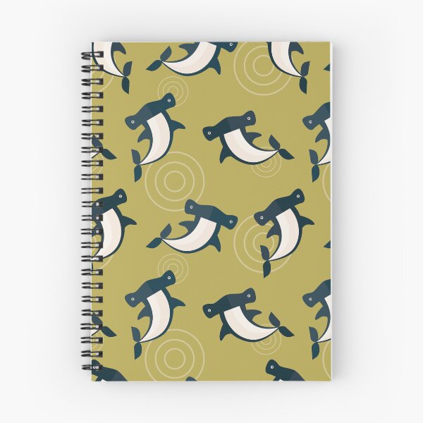 Item preview, Hammerhead sharks on green designed and sold by reneesillus.