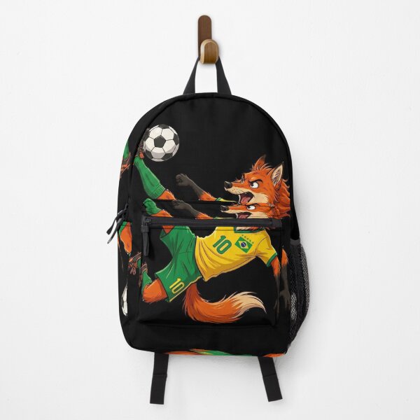 Item preview, Brazil Fox — Football World Cup 2026 Cartoon Mascot designed and sold by David Mateo ArtWorks.