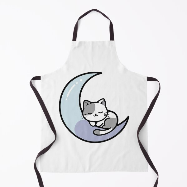 Item preview, Cute Sleepy Moon Cat Celestial Pastel Illustration designed and sold by Osmose-Studio ⭐⭐⭐⭐⭐.
