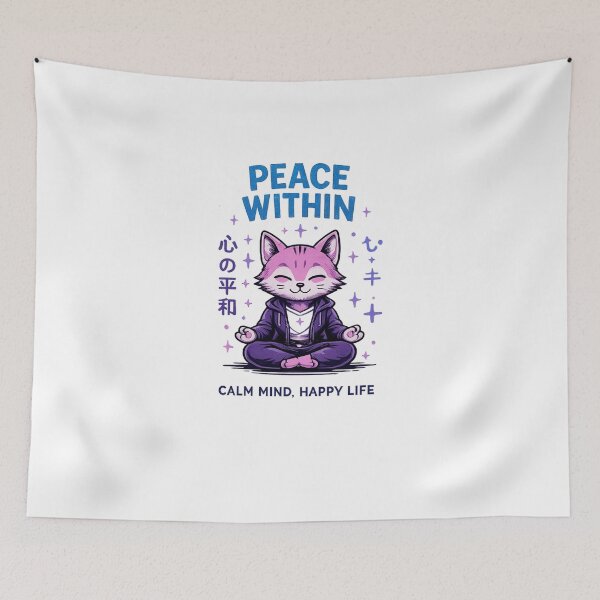 Item preview, Inner peace through meditation and positive affirmation designed and sold by Ahmedsyde.