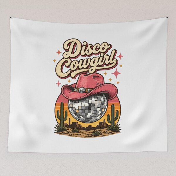 Item preview, Disco Cowgirl Retro Western Pink Hat  designed and sold by Mr Lee.