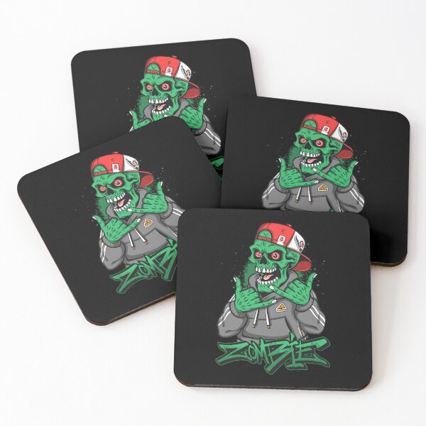 Item preview, Zombies Streetwear Graffiti Hip Hop Zombie Skull Urban Horror Art designed and sold by DERA RAY.
