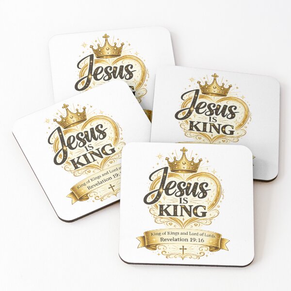 Item preview, Jesus Is King Christian Bible Verse Design designed and sold by Jesusloverbrand.