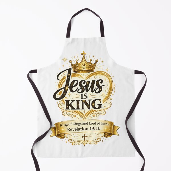 Item preview, Jesus Is King Christian Bible Verse Design designed and sold by Jesusloverbrand.