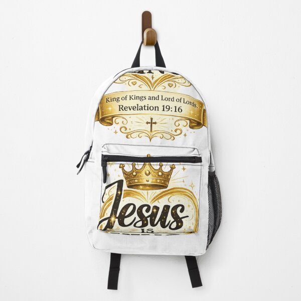 Item preview, Jesus Is King Christian Bible Verse Design designed and sold by Jesusloverbrand.