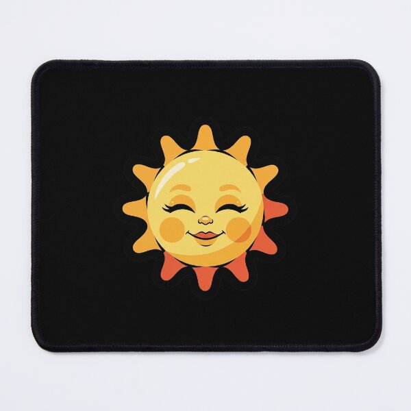 Item preview, Gentle Sun Face Cute Celestial Positive Retro Illustration designed and sold by Osmose-Studio ⭐⭐⭐⭐⭐.