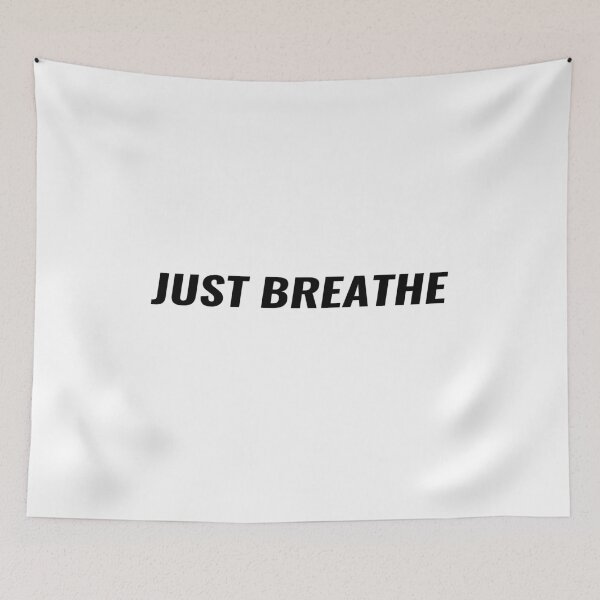Item preview, Just Breathe T-Shirt – Calm Quote | Uncle Jichuan designed and sold by Uncle-Jichuan.