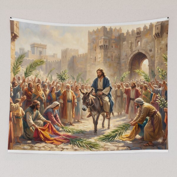 Item preview, Jesus Triumphal Entry Into Jerusalem designed and sold by RRRShop.