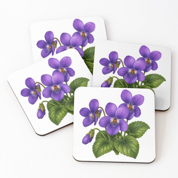 Item preview, Violet Flower Purple Floral Art designed and sold by PriyankaSonara.