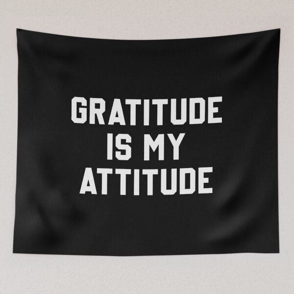 Item preview, Gratitude is my Attitude - Positive Motivational Message designed and sold by diannitagemvi.