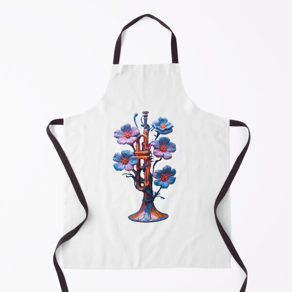 Item preview, Neon Trumpet in Bloom - World Music Day designed and sold by Art-Arcade6.