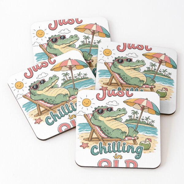 Item preview, Just Chilling in QLD Crocodile Summer Time designed and sold by Yellowriversss.
