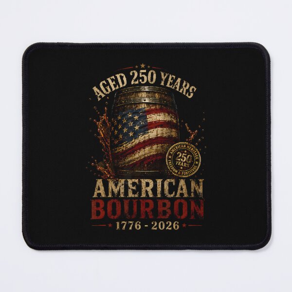 Item preview, Retro Bourbon Built America Patriotic Whiskey 250 Years designed and sold by Fereskabilon.