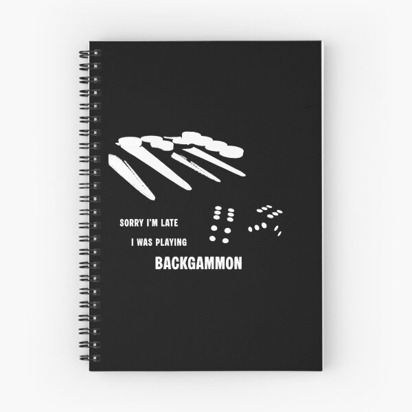 Item preview, Perdón por llegar tarde, estaba jugando al backgammon. designed and sold by bravoalpha.
