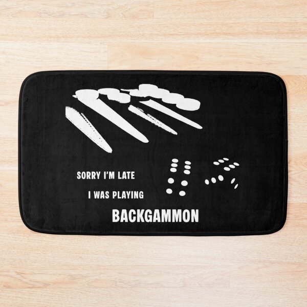 Item preview, Sorry I'm late I was playing Backgammon designed and sold by bravoalpha.