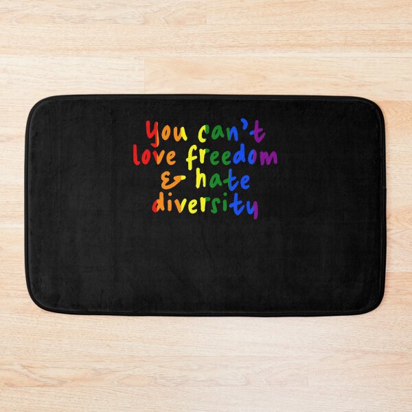 Item preview, You Can'T Love Freedom And Hate Diversity Rainbow Pride designed and sold by Fereskabilon.