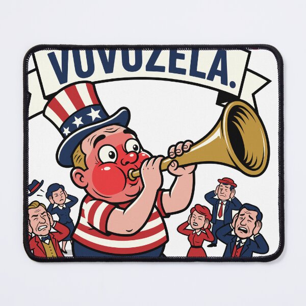 Item preview, Discovered the Vuvuzela — America Adopts It Immediately designed and sold by 1RSN.