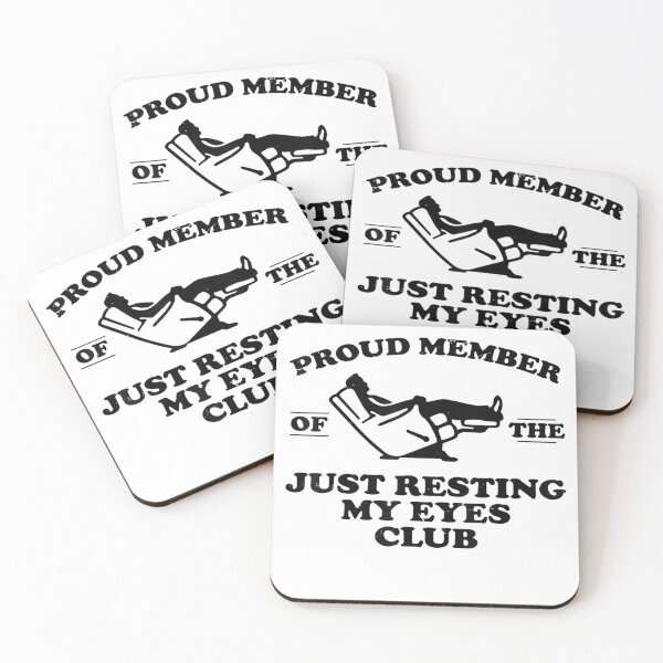 Item preview, proud member of the fust resting my eyes club father's day  designed and sold by CAnastazyshop.