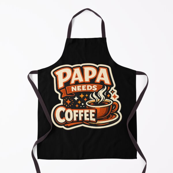 Item preview, Papa Needs Coffee Funny Retro Dad Fathers Day Coffee Lover T-Shirt designed and sold by VaultVibes.