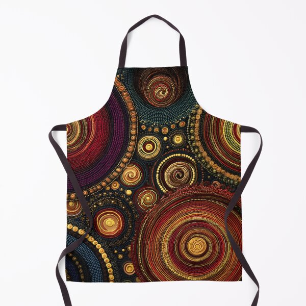 Item preview, Aboriginal Inspired Dot Art - Australian Floral Native Landscape designed and sold by GrinGalore.
