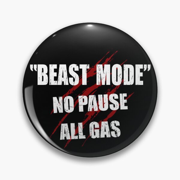 Item preview, Beast Mode (Grunge+White) designed and sold by Pencil & Pixel.