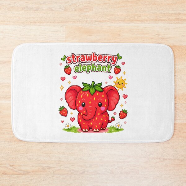 Item preview, Strawberry Elephant Brainrot Summer designed and sold by Dreamsinpastel.