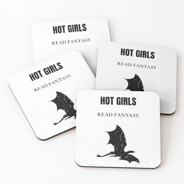 Item preview, Hot Girls Read Fantasy Booktok Fantasy Romance Design designed and sold by BookedAndDesign.