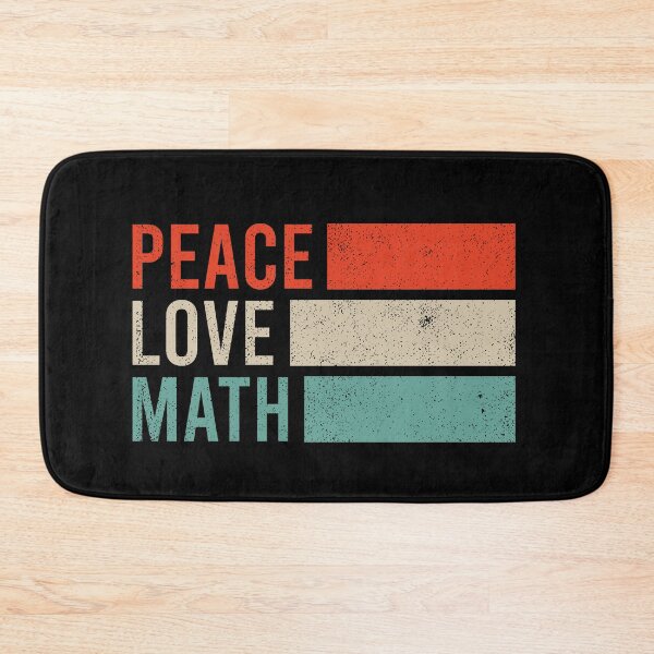 Item preview, Peace Love Math - Math Teacher Lover Funny Gift designed and sold by malicaferrha.