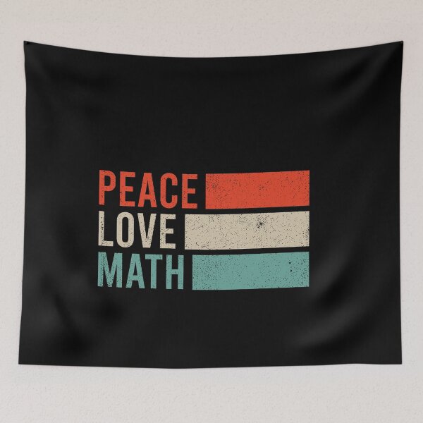 Item preview, Peace Love Math - Math Teacher Lover Funny Gift designed and sold by malicaferrha.