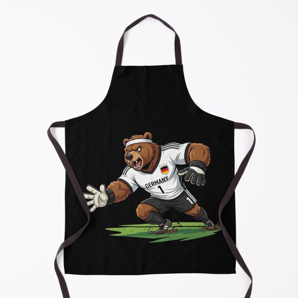 Item preview, Germany Bear Goalkeeper — Football World Cup 2026 Cartoon Mascot designed and sold by David Mateo ArtWorks.