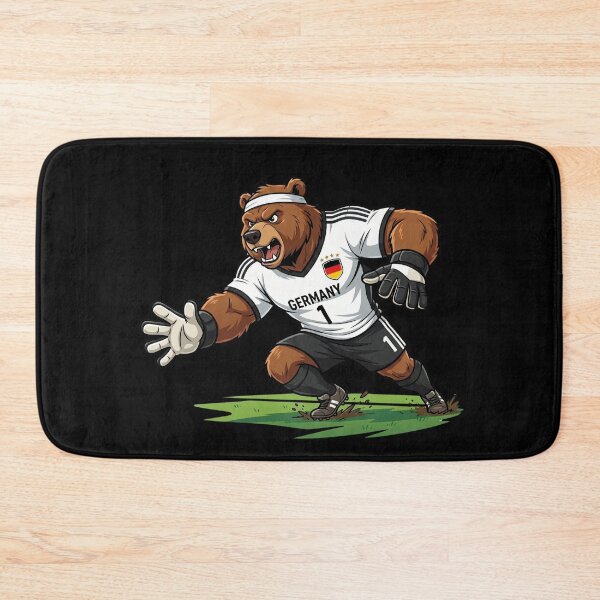 Item preview, Germany Bear Goalkeeper — Football World Cup 2026 Cartoon Mascot designed and sold by David Mateo ArtWorks.