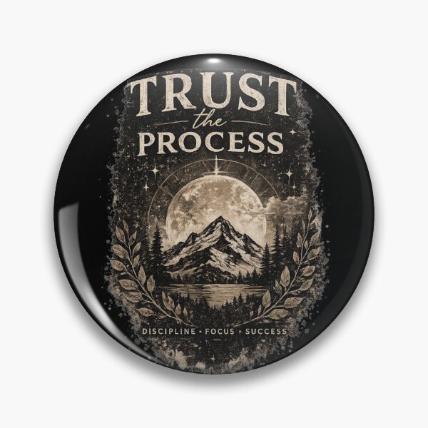 Item preview, Trust The Process Mountain Art designed and sold by  Nexoria Studio.