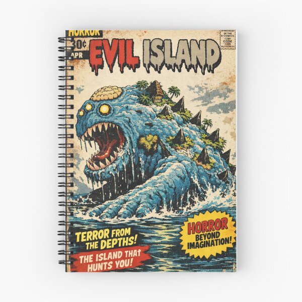 Item preview, Evil Island designed and sold by Lost Dream Art.