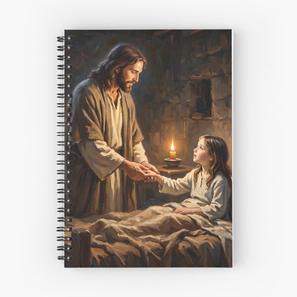 Item preview, Jesus Raising Jairus Daughter Painting designed and sold by RRRShop.