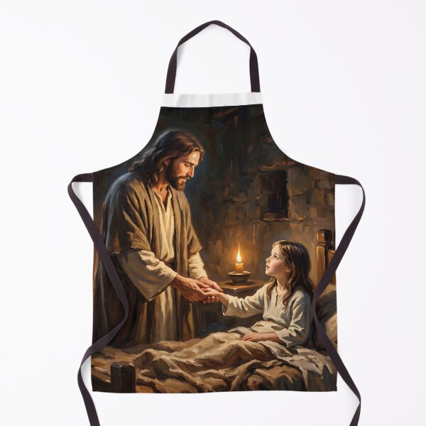 Item preview, Jesus Raising Jairus Daughter Painting designed and sold by RRRShop.